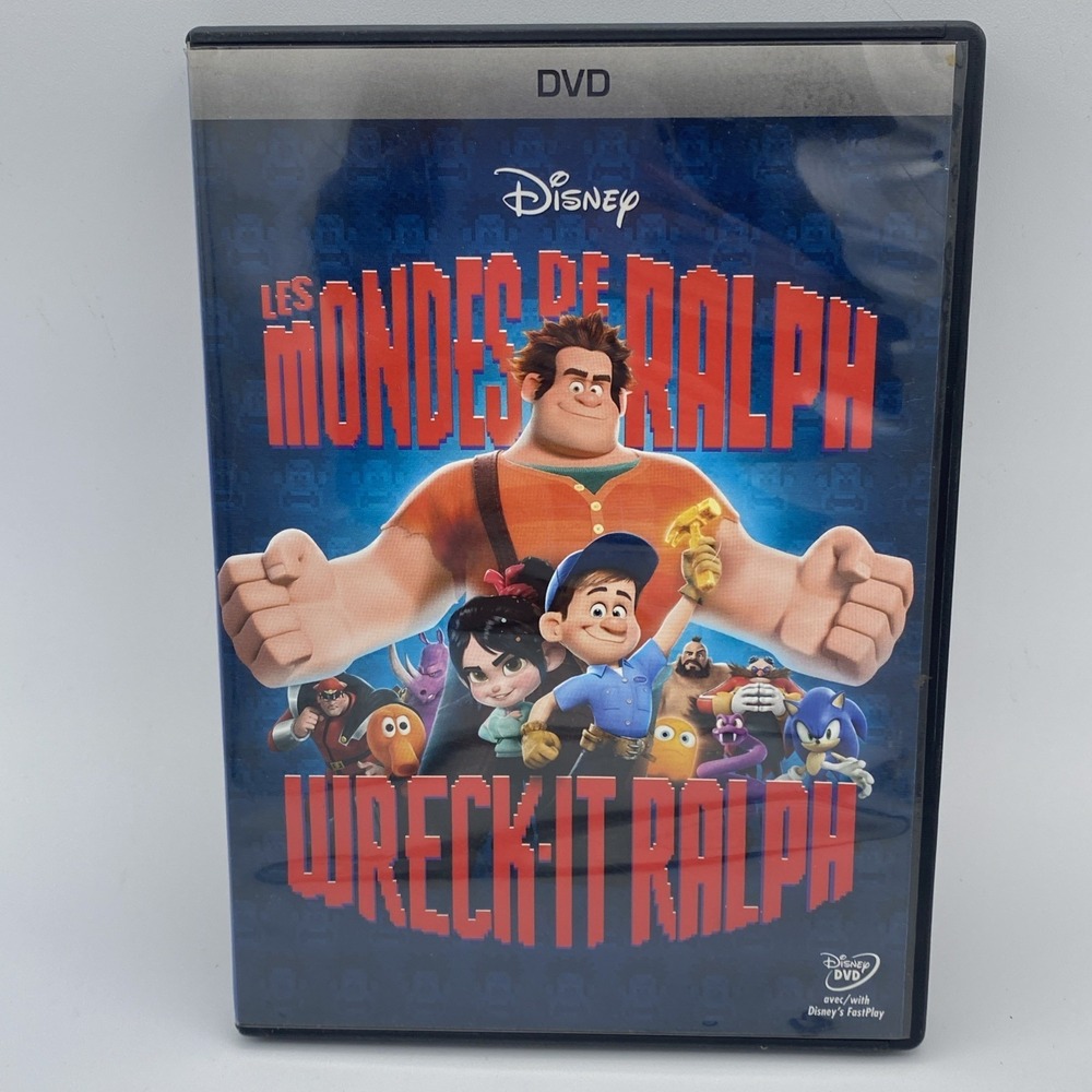 Wreck-It Ralph (Bilingual) (DVD) /Les Mondes de Ralph Disney Region‎ 1